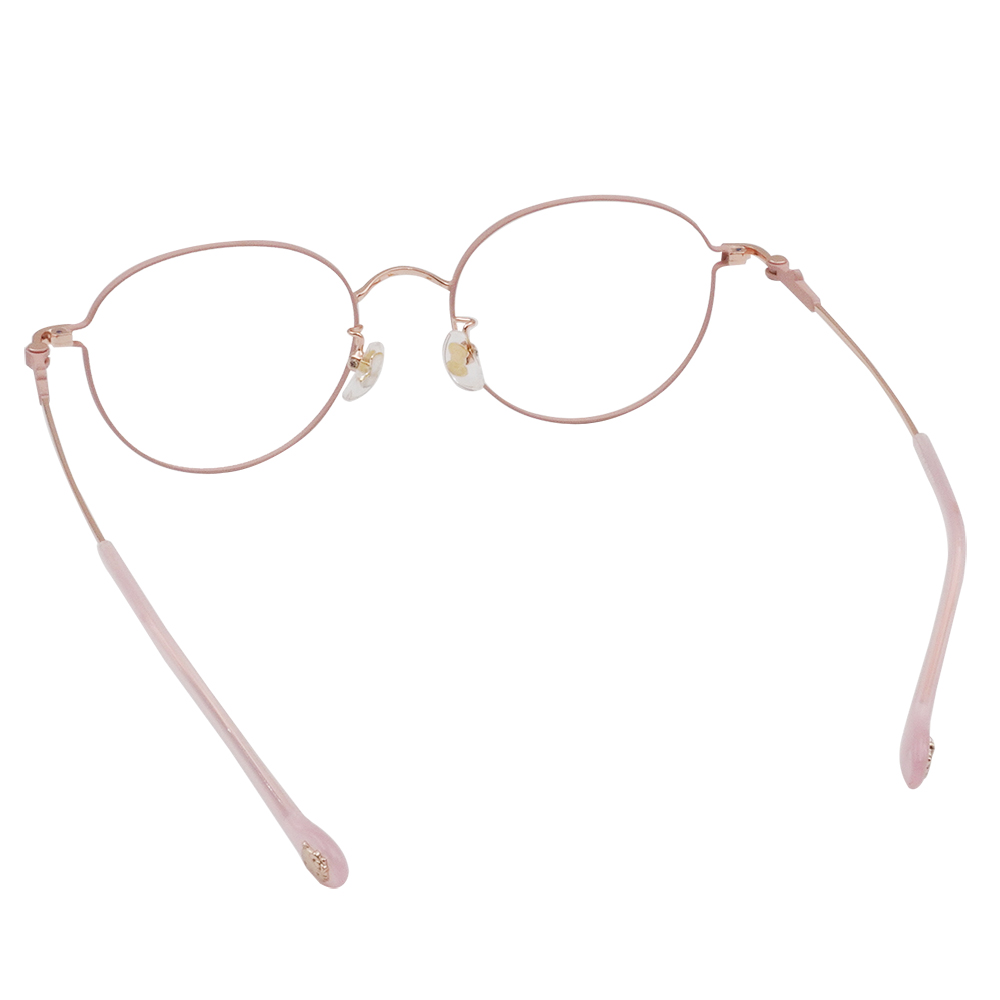 三麗鷗夢幻隊▪︎HELLO KITTY｜柔光綻放 圓框眼鏡｜清甜粉