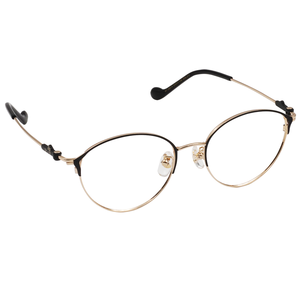 三麗鷗夢幻隊▪︎HELLO KITTY｜浪漫絮語 眉框眼鏡｜深邃黑X金