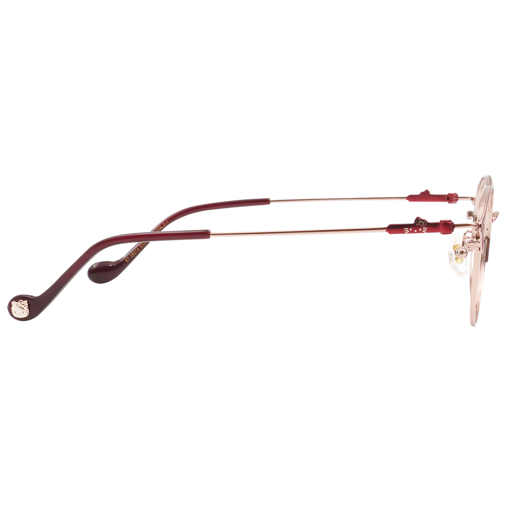 三麗鷗夢幻隊▪︎HELLO KITTY｜浪漫絮語 眉框眼鏡｜深邃紅