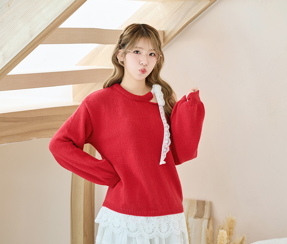 三麗鷗夢幻隊▪︎HELLO KITTY｜心動簍空樣 圓框眼鏡｜奶杏粉