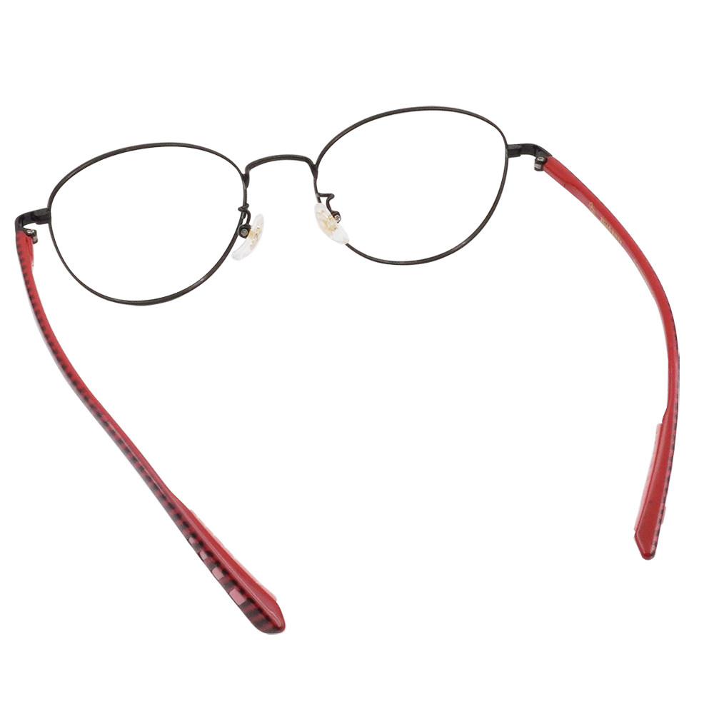 三麗鷗夢幻隊▪︎HELLO KITTY｜甜美登場 圓框眼鏡｜經典黑/紅