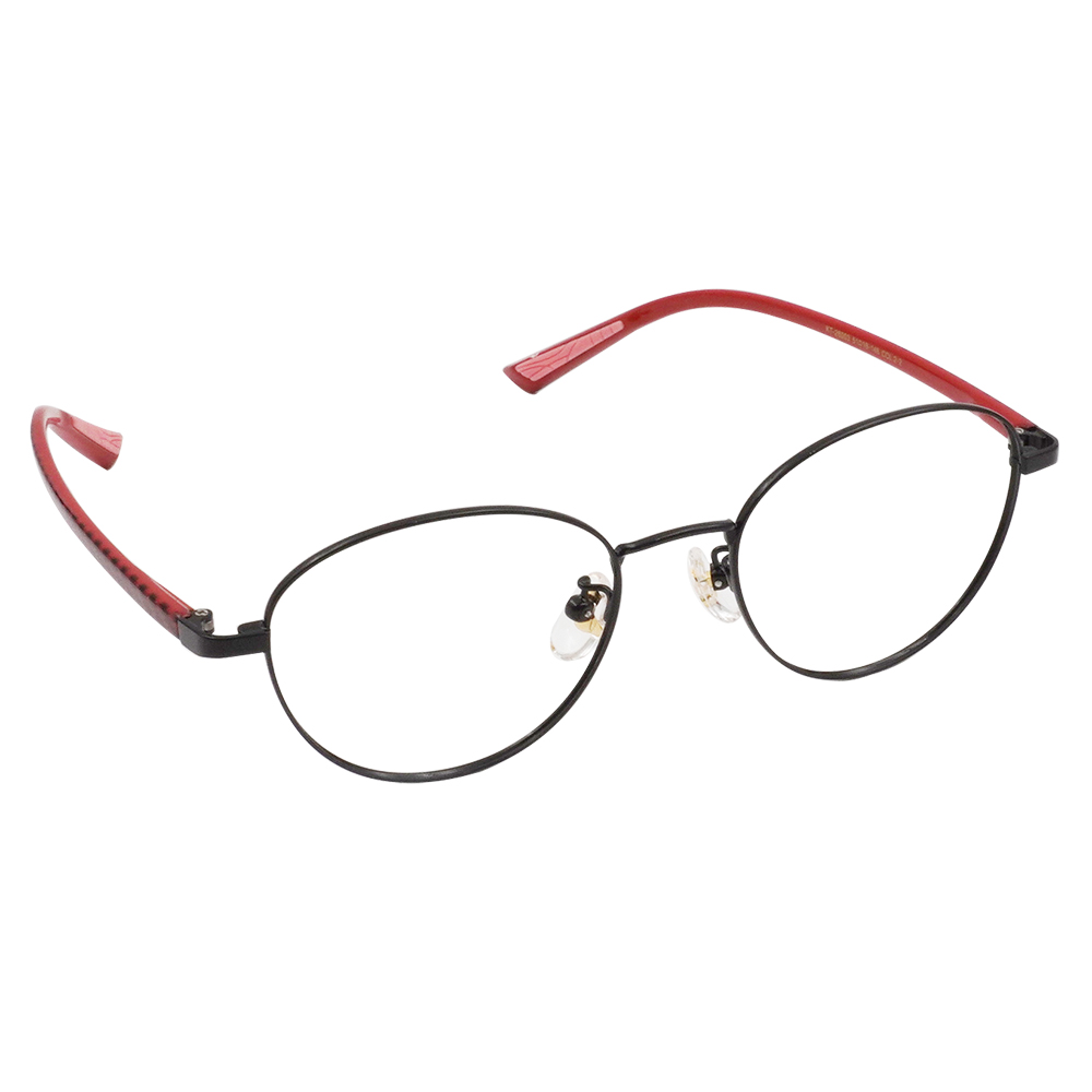 三麗鷗夢幻隊▪︎HELLO KITTY｜甜美登場 圓框眼鏡｜經典黑/紅