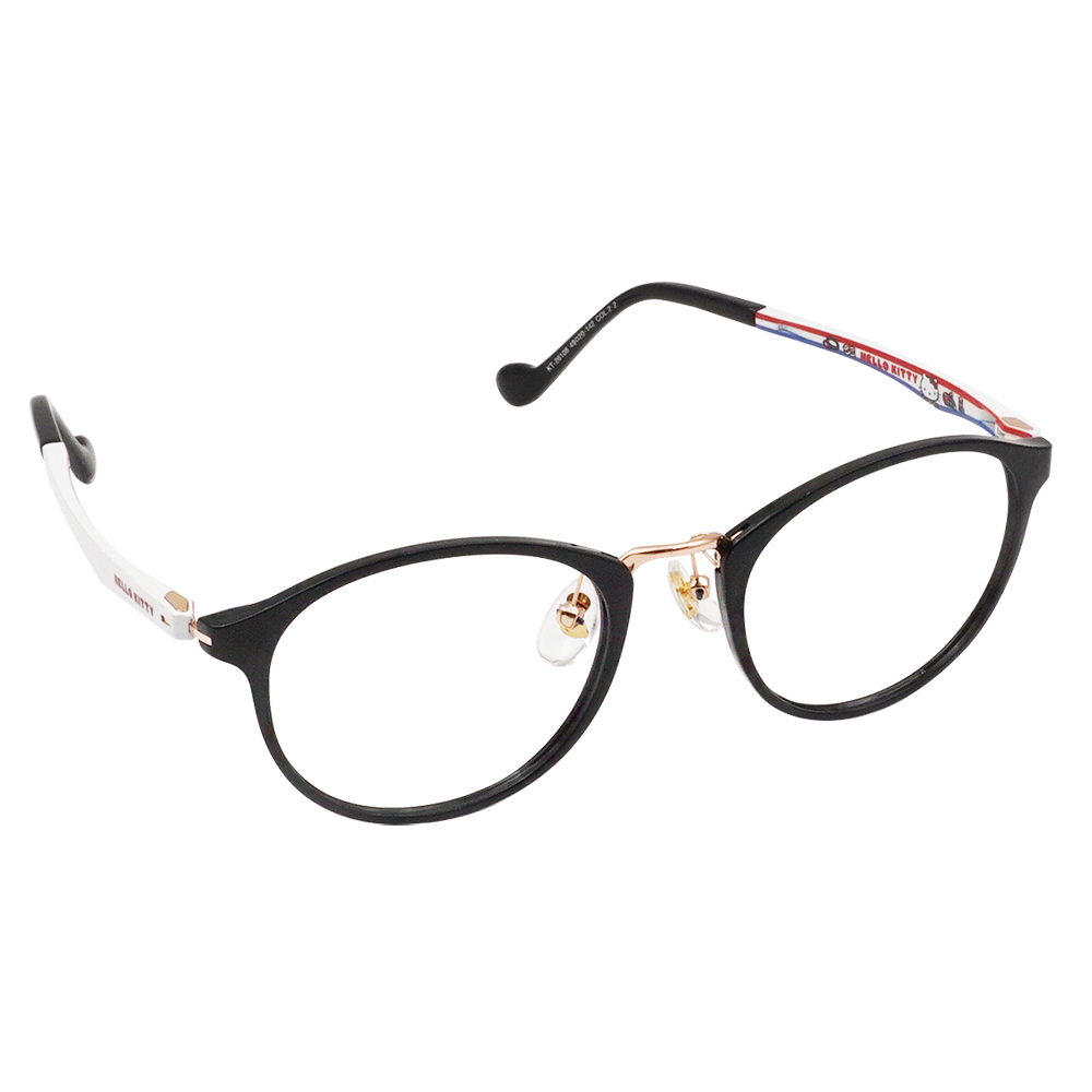 三麗鷗夢幻隊▪︎HELLO KITTY｜甜心網球時刻 圓框眼鏡｜星空黑