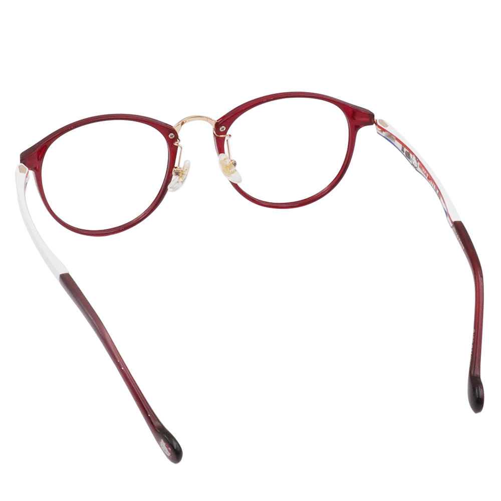 三麗鷗夢幻隊▪︎HELLO KITTY｜甜心網球時刻 圓框眼鏡｜微甜紅