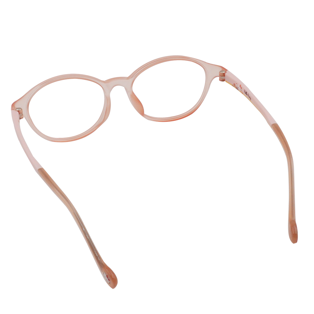 三麗鷗夢幻隊▪︎HELLO KITTY｜簡單樂趣 橢圓框眼鏡｜透霧粉