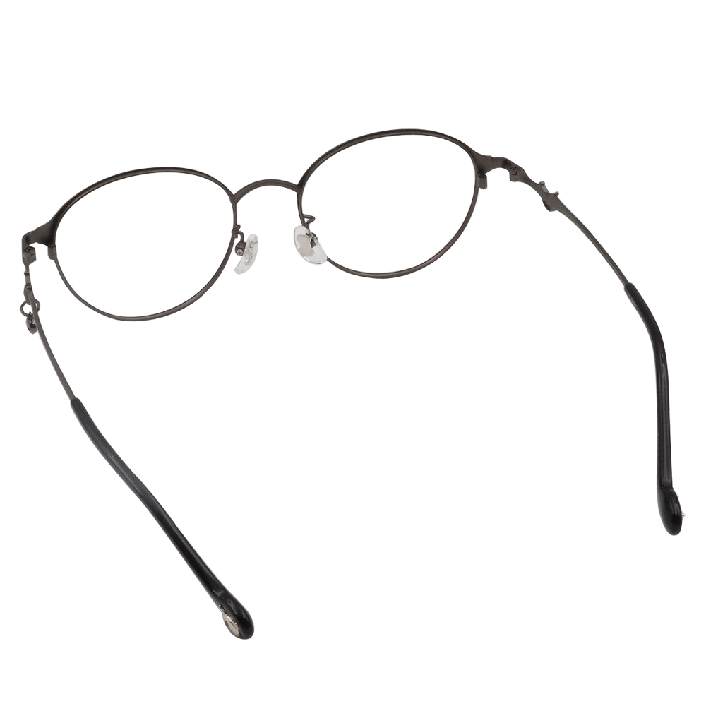 三麗鷗夢幻隊▪︎酷洛米｜闇夜骷顱吊墜 梨圓框眼鏡｜微光黑