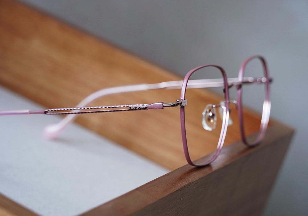 三麗鷗夢幻隊▪︎酷洛米｜壞甜鋸齒線 大方框眼鏡｜柔薰粉