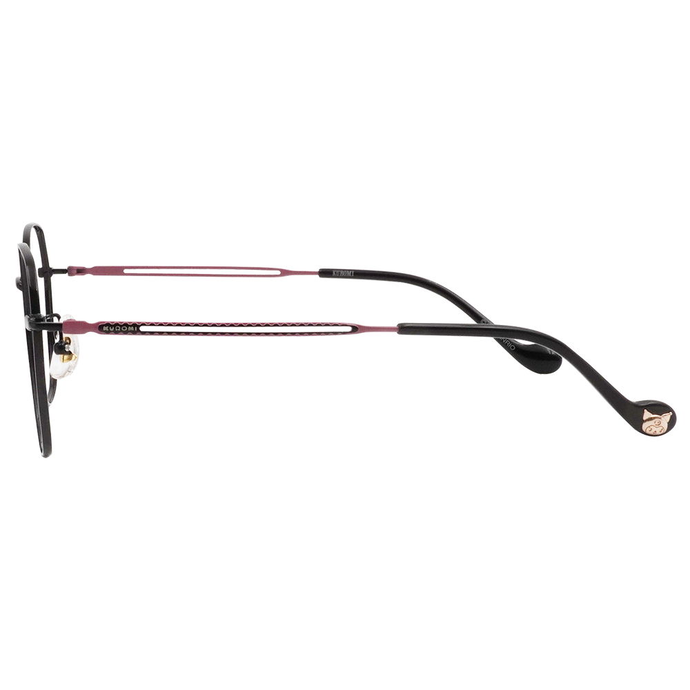 三麗鷗夢幻隊▪︎酷洛米｜壞甜鋸齒線 大方框眼鏡｜柔黑X紫