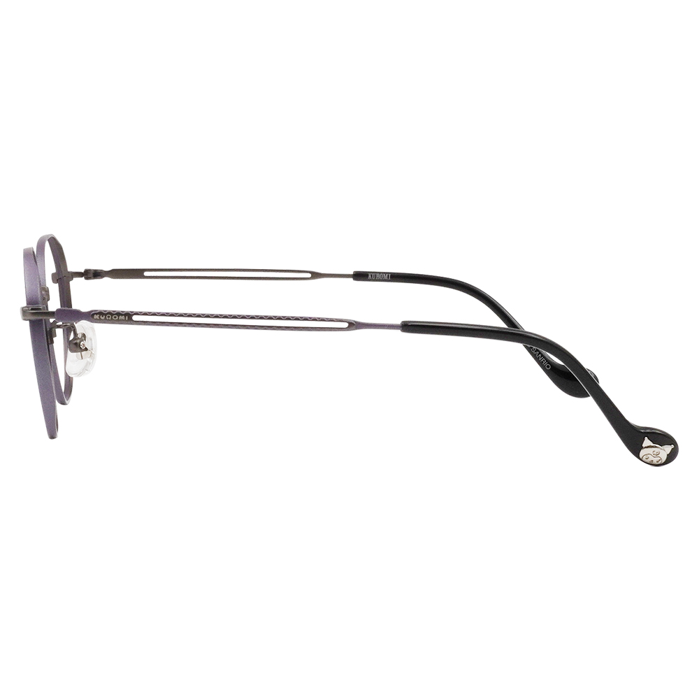 三麗鷗夢幻隊▪︎酷洛米｜逆甜瞬間 圓框眼鏡｜黑甜心/紫