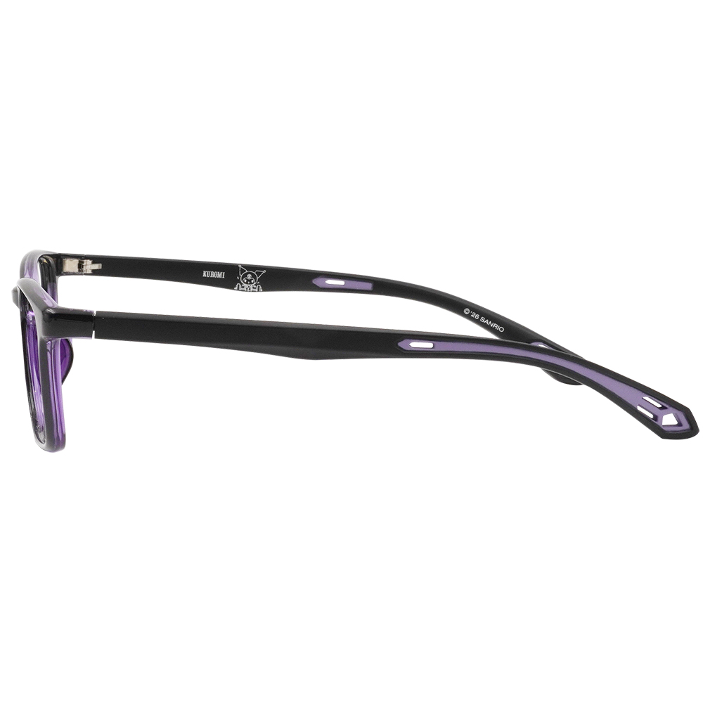 三麗鷗夢幻隊▪︎酷洛米｜舉重少女 長方框眼鏡｜霧黑紫