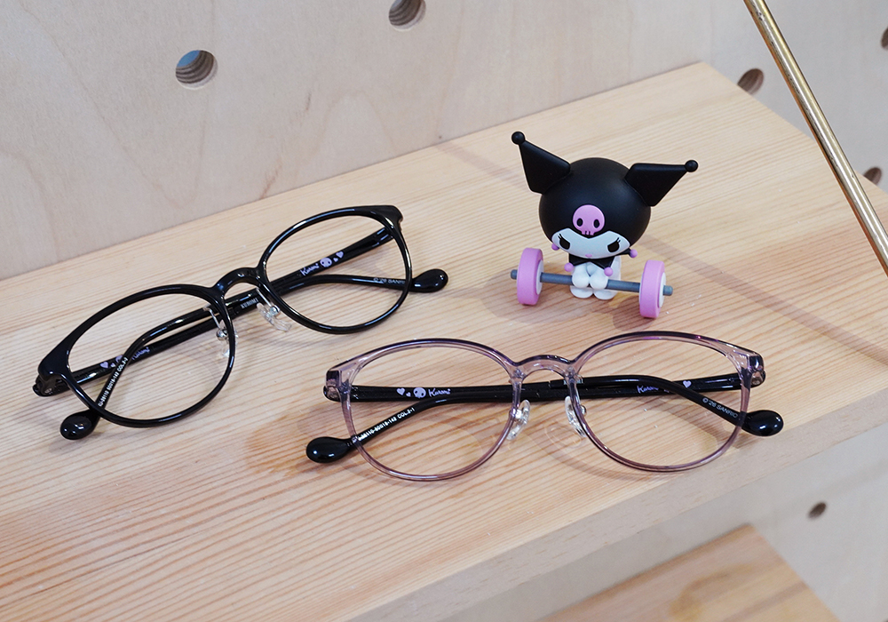 三麗鷗夢幻隊▪︎酷洛米｜率性反差萌 圓框眼鏡｜邊界黑