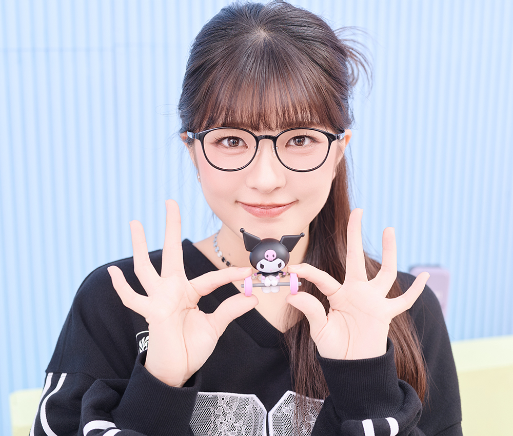 三麗鷗夢幻隊▪︎酷洛米｜率性反差萌 圓框眼鏡｜邊界黑