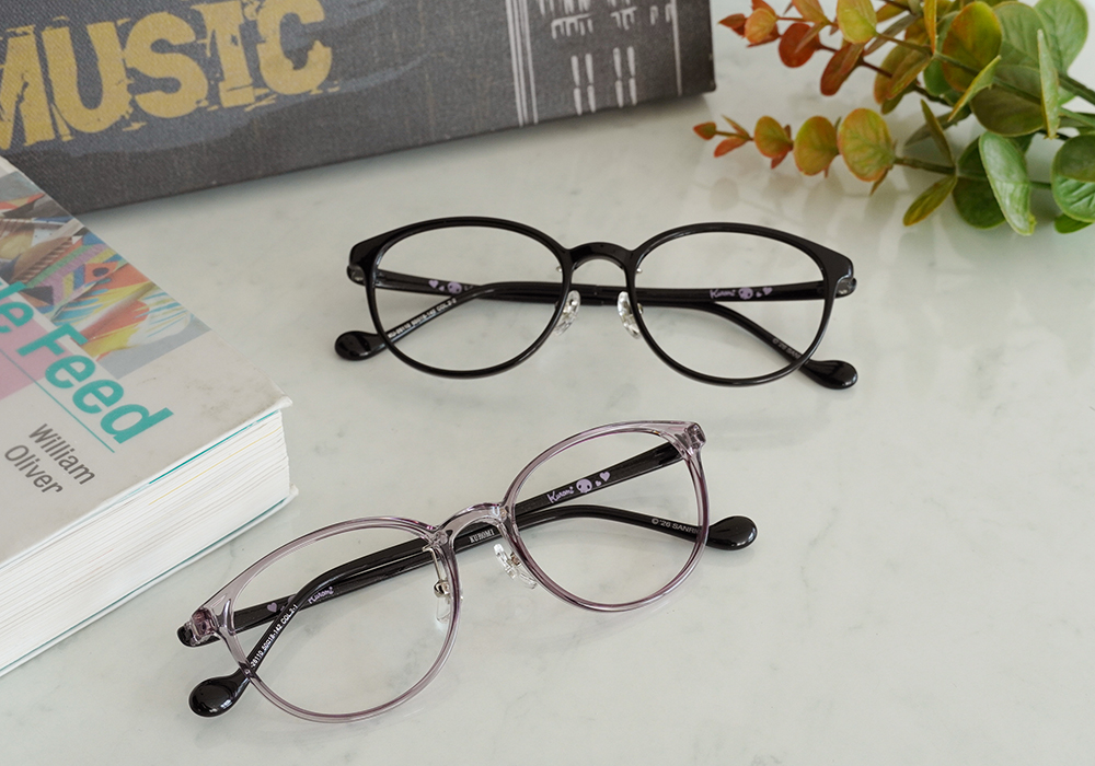 三麗鷗夢幻隊▪︎酷洛米｜率性反差萌 圓框眼鏡｜搖滾紫