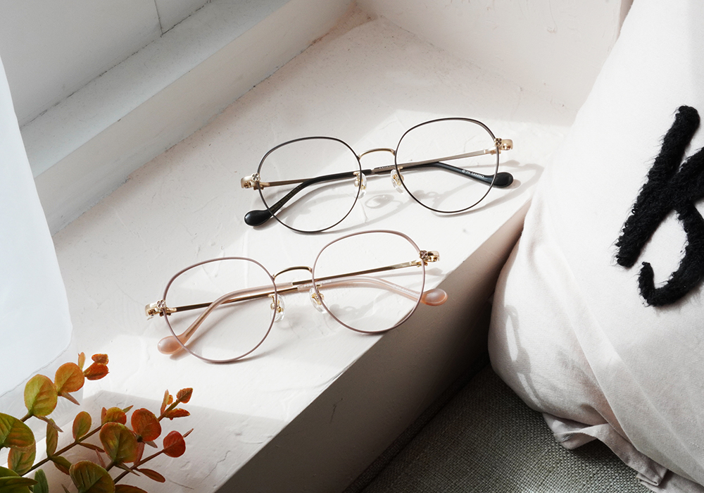 三麗鷗夢幻隊▪︎布丁狗｜甜暖小記事 圓框眼鏡｜奶霧灰