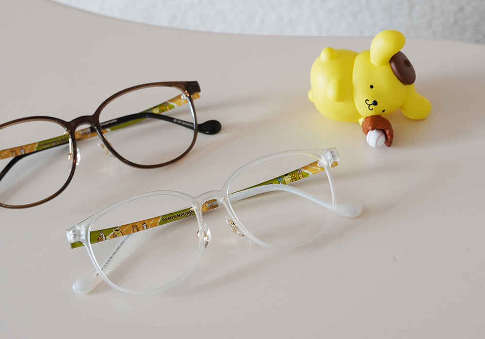 三麗鷗夢幻隊▪︎布丁狗｜小夥伴賽跑 方框眼鏡｜霧透