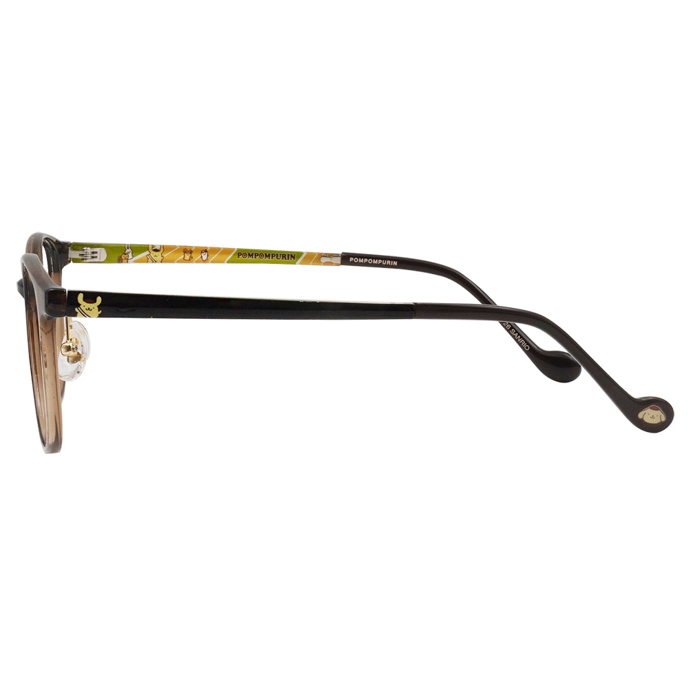 三麗鷗夢幻隊▪︎布丁狗｜小夥伴賽跑 方框眼鏡｜咖啡棕