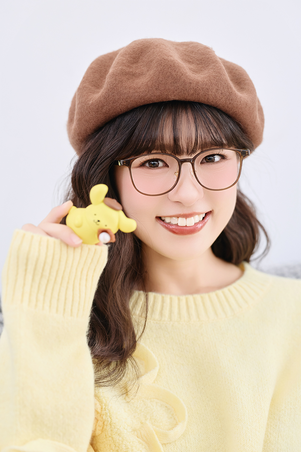 三麗鷗夢幻隊▪︎布丁狗｜小夥伴賽跑 方框眼鏡｜咖啡棕