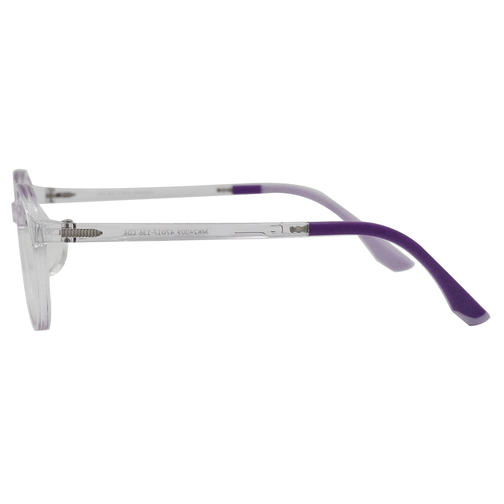 MICKY KIDS｜鹽系軟糖 圓框眼鏡｜丁香紫