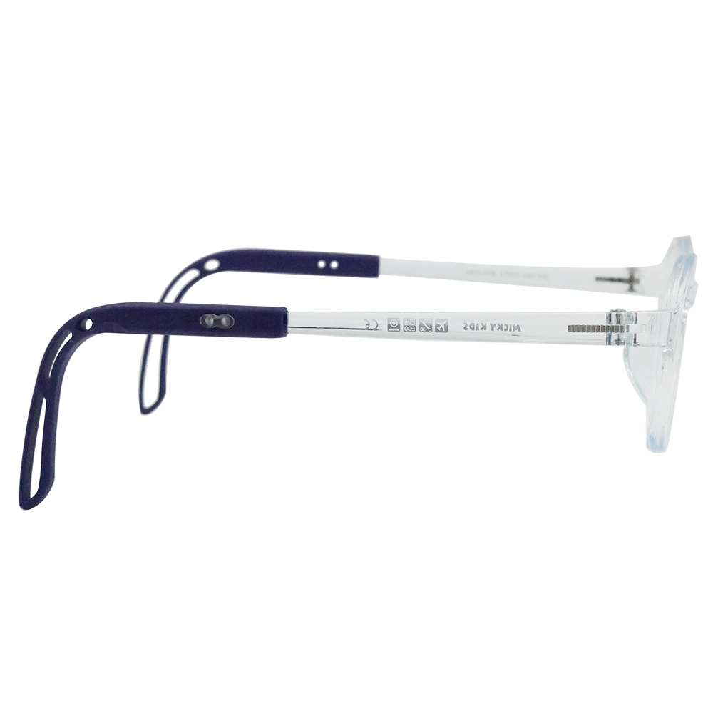 MICKY KIDS｜好奇寶 橢圓框眼鏡｜氣泡藍