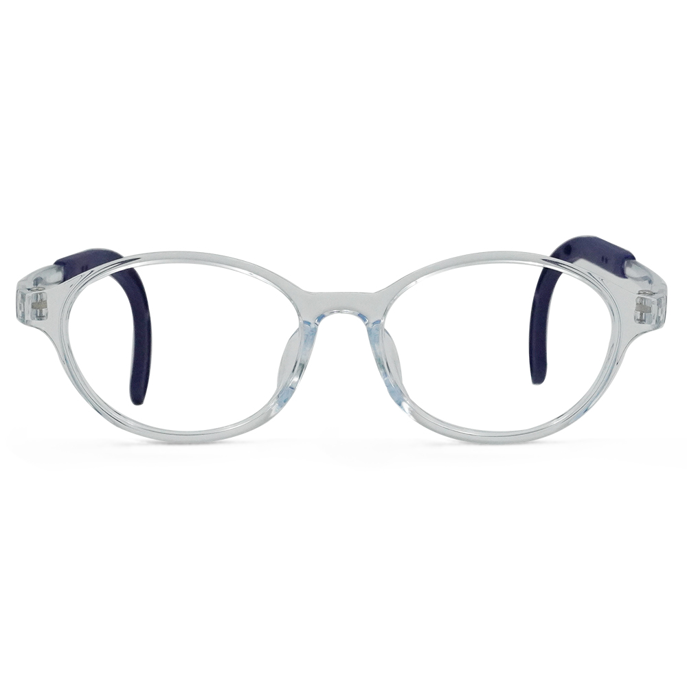 MICKY KIDS｜好奇寶 橢圓框眼鏡｜氣泡藍