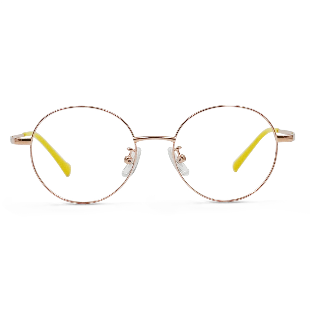 MICKY KIDS｜小步舞曲 圓框眼鏡｜靈動黃