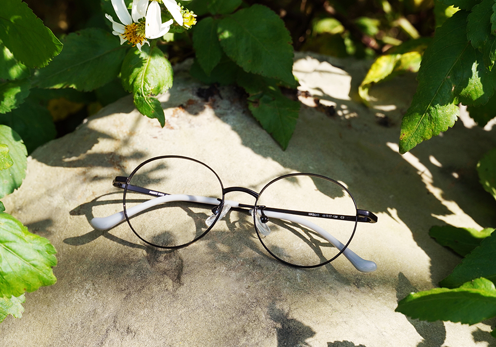 MICKY KIDS｜小領航家 圓框眼鏡｜影子黑