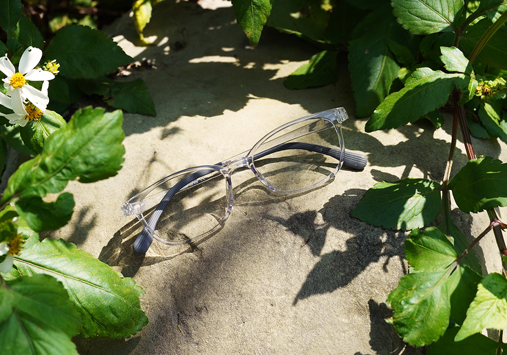 MICKY KIDS｜星願家 長方框眼鏡｜極透灰