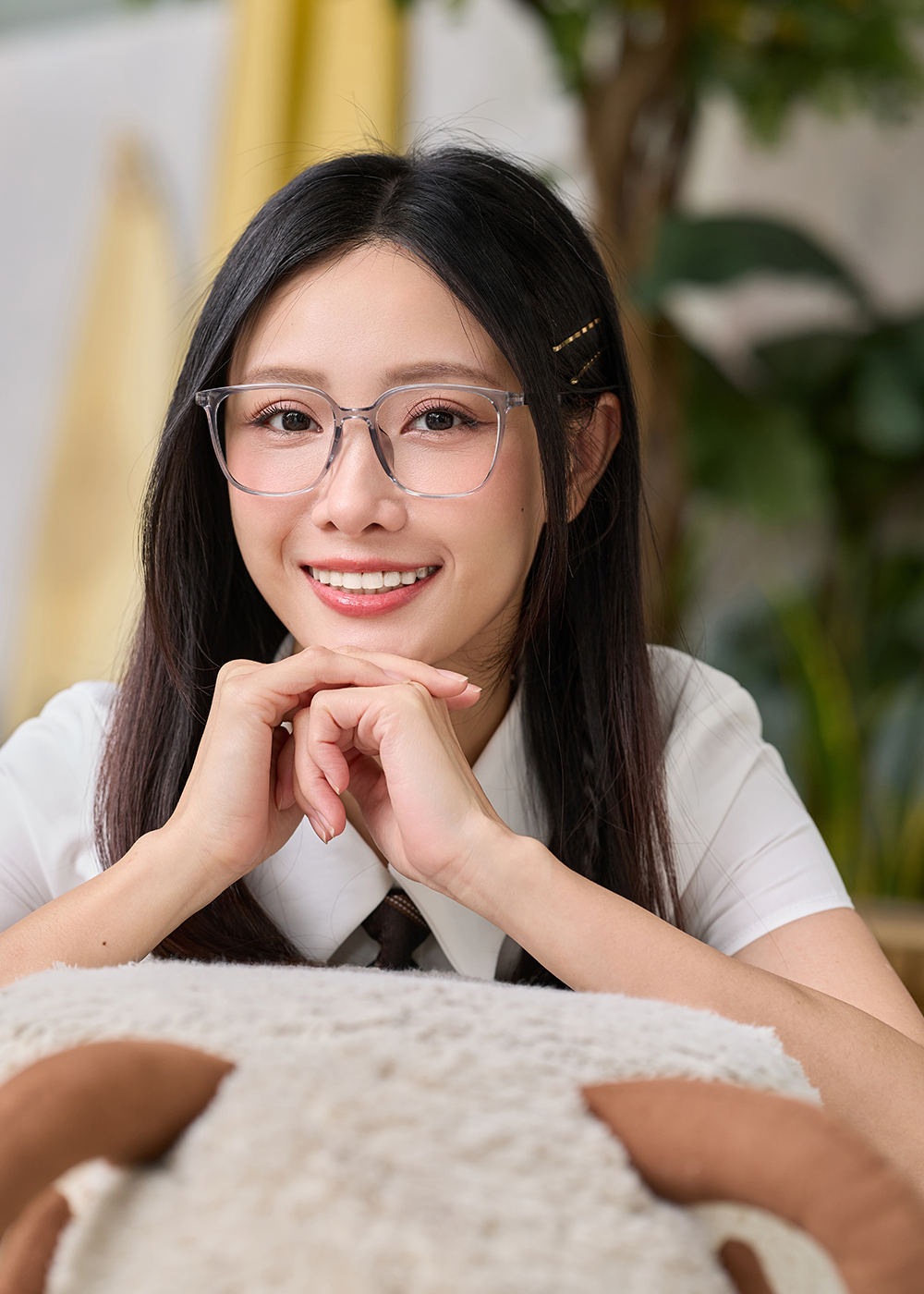 小小兵系列-光學框  |  好朋友在一起方框眼鏡  |  冰透灰