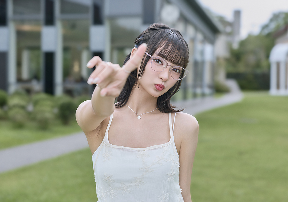 FORECO | 元氣頻率長方框眼鏡 | 淺粉藕
